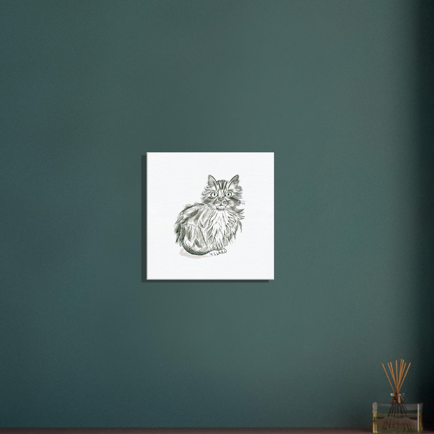 Shy Kitten Canvas Print